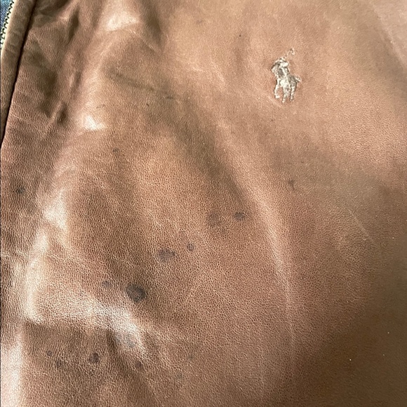 Polo by Ralph Lauren Dark Brown Leather Jacket - Picture 6 of 16